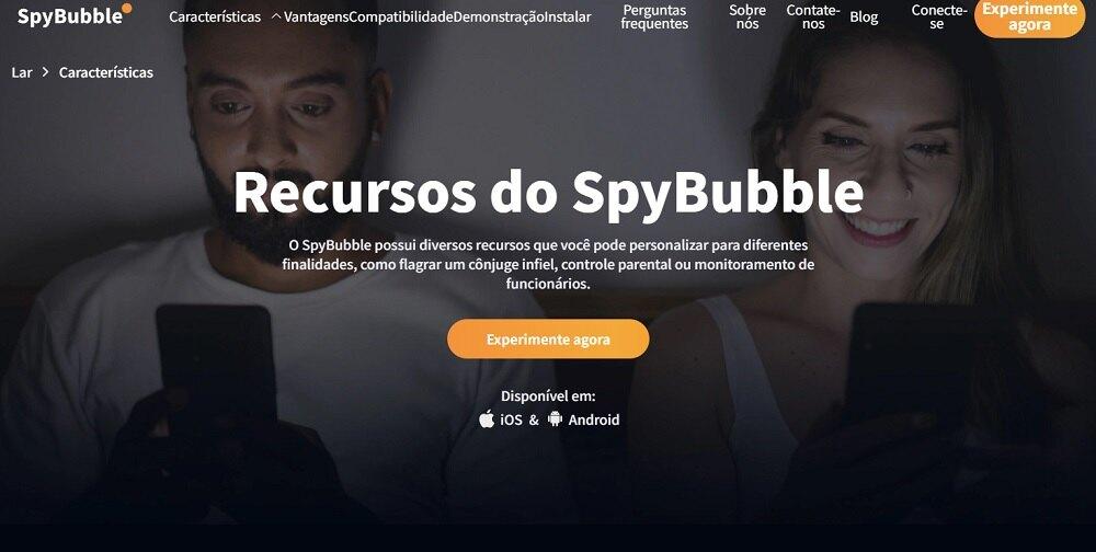 Principais recursos do Spybubble