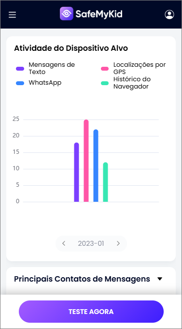 Espie o Android em tempo real
