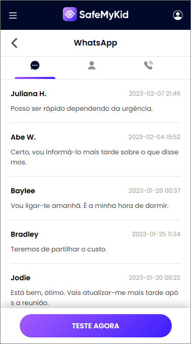 Acompanhe a atividade do WhatsApp no Android