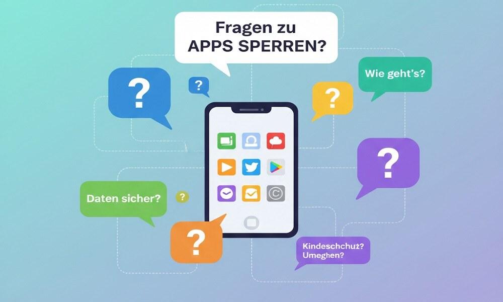 Bildschirmfixierung zum Sperren von Apps