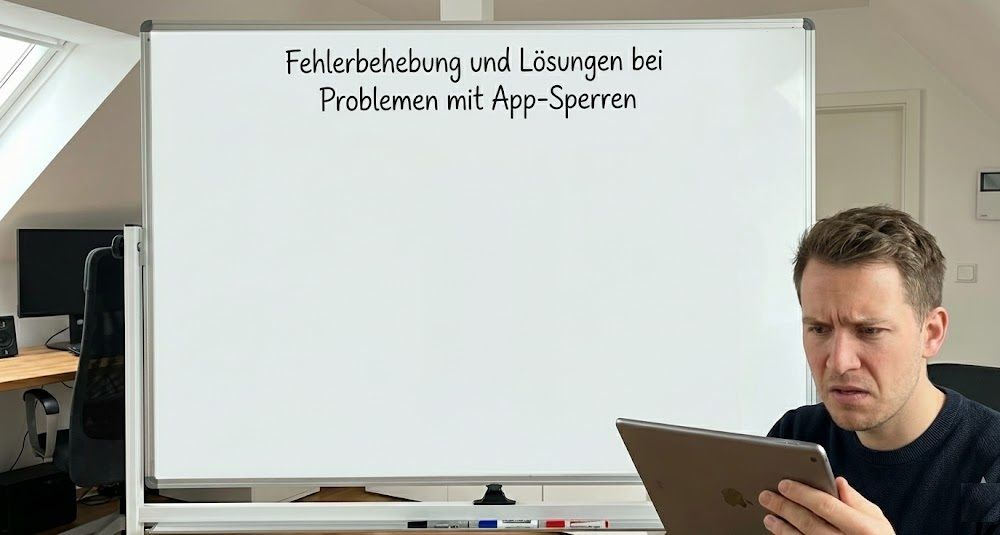 Fehlerbehebung und L&ouml;sungen bei Problemen mit App-Sperren