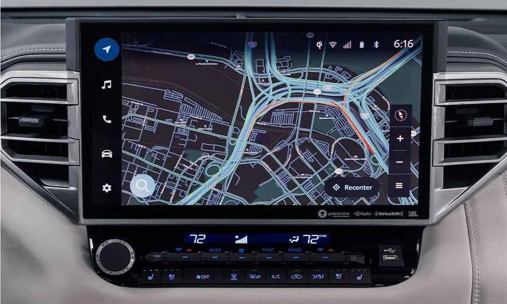 Auto und Navigation mit Geofencing