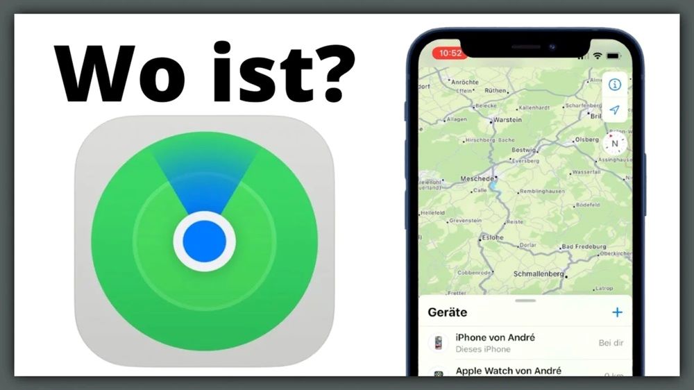 Die „Wo ist?“-App auf einem anderen Apple-Gerät iPhone orten