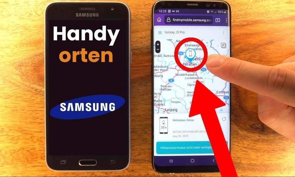 Samsung Handy orten