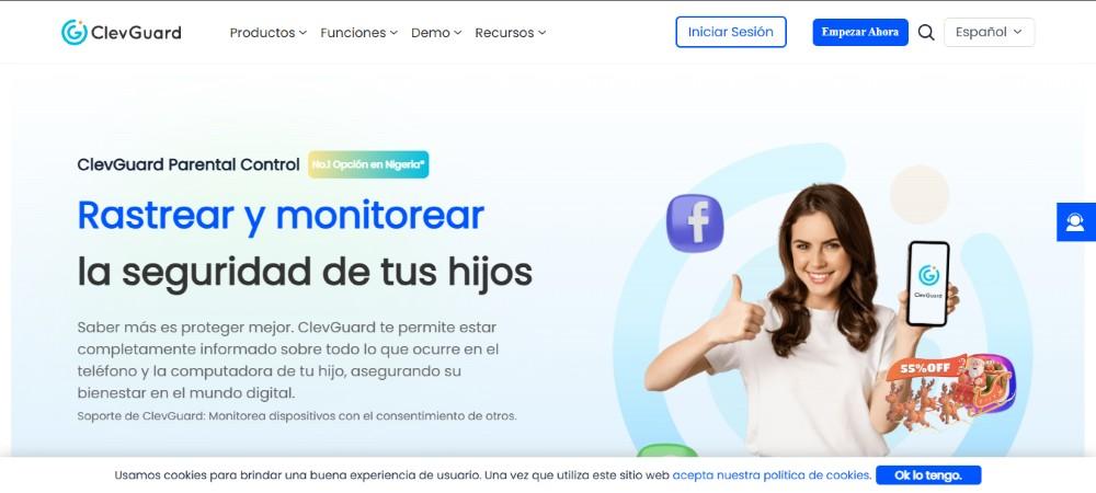 ClevGuard app para ver mensajes de WhatsApp de otro celular