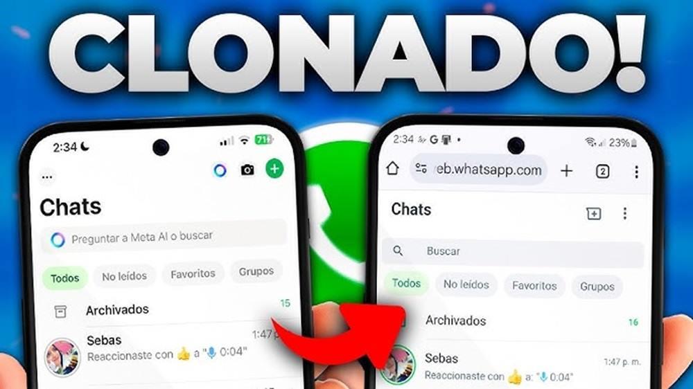 Iniciar sesi&oacute;n con Clonar WhatsApp / WhatsApp Web duplicado para entrar en el WhatsApp de otra persona
