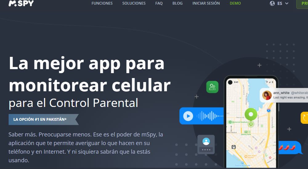  mSpy monitorear WhatsApp