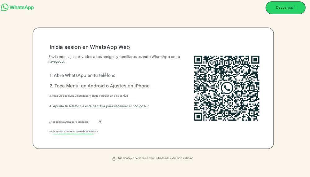 Sesiones vinculadas de WhatsApp Web para hackear WhatsApp