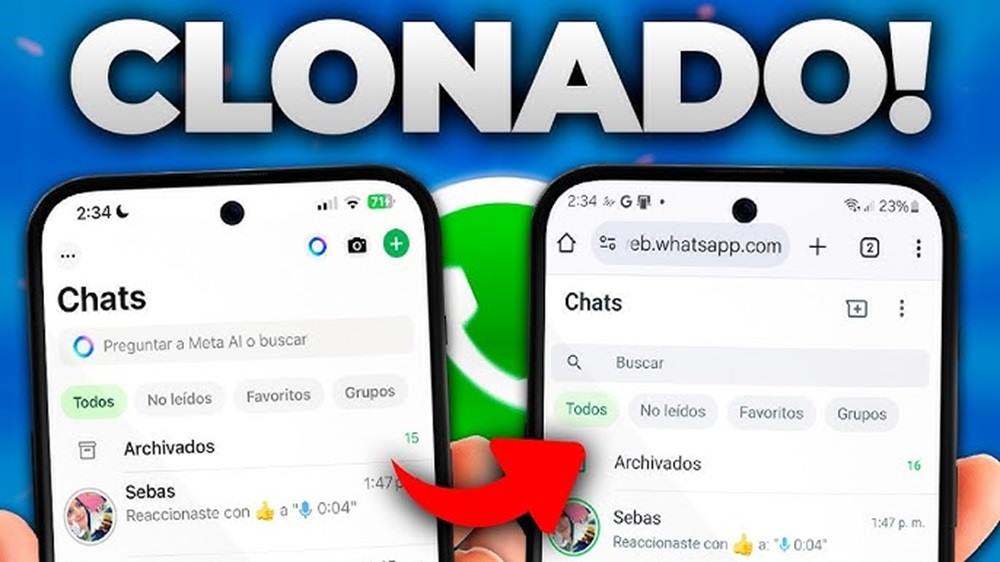 Usar WhatsApp Web clonado para ver otro WhatsApp