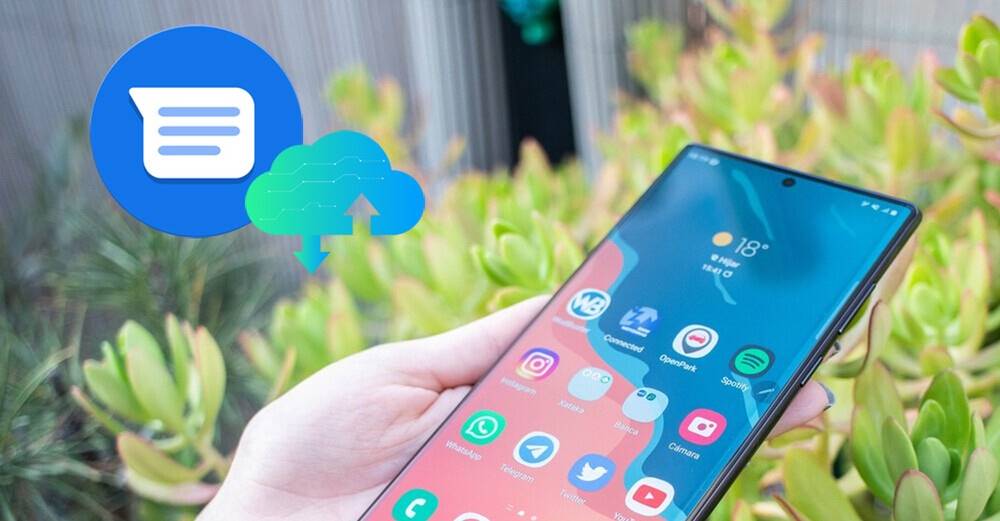 Uso de aplicaciones de copia de seguridad de SMS para que me lleguen los mensajes de texto de otro celular