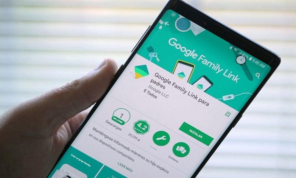 Google Family Link app para seguir ubicación