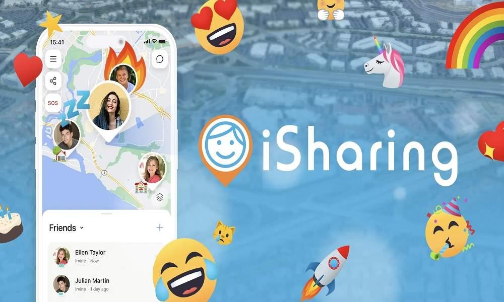 iSharing aplicación para saber dónde está una persona