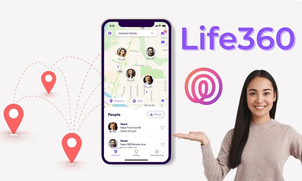 Life360 aplicaci&oacute;n de uso compartido de ubicaci&oacute;n y seguridad