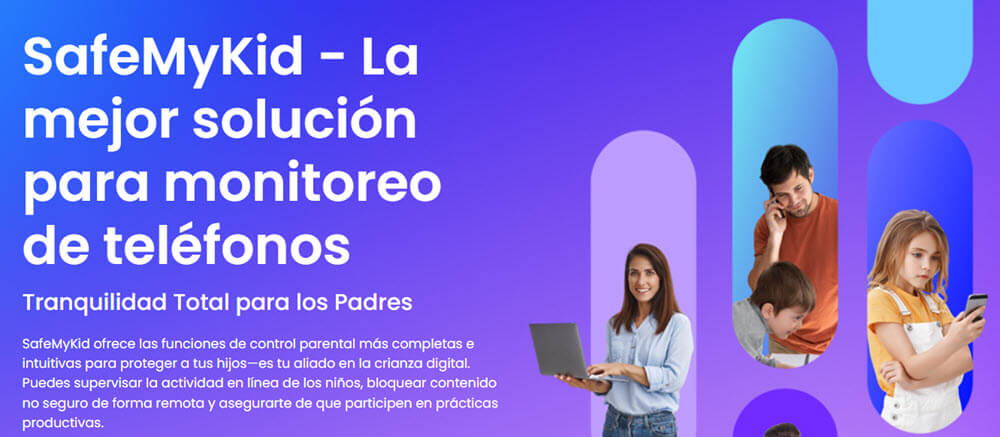 Aplicación espía SafeMyKid para WhatsApp