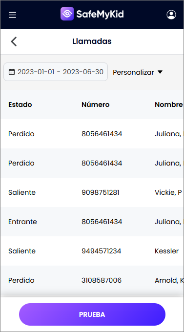 Accede a todas las funciones de rastreo de n&uacute;meros de tel&eacute;fono