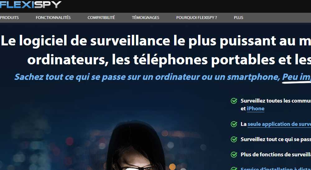 FlexiSPY Meilleure Application Surveillance Téléphone