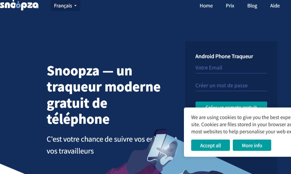 Snoopza Application Espion Tel