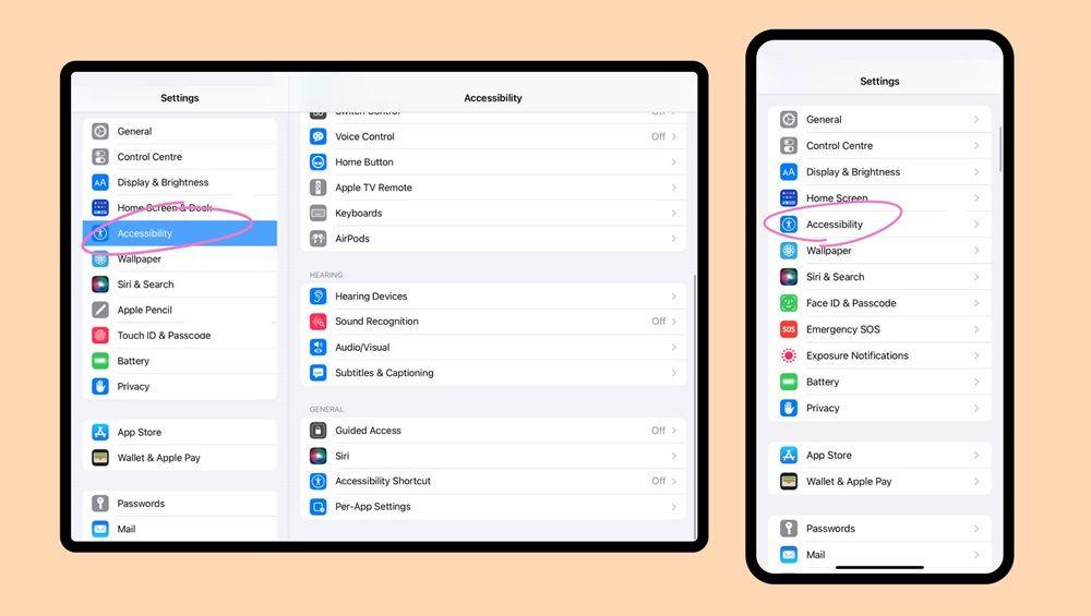 Accessibility on iPhone