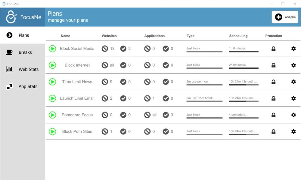 FocusMe URL Blocker