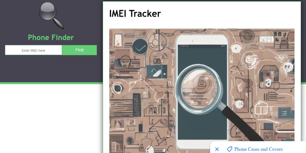 Find My Phone Using IMEI Tracker
