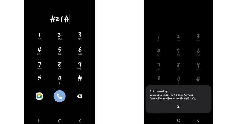 Phone Hacked Code to Check for Call Forwarding