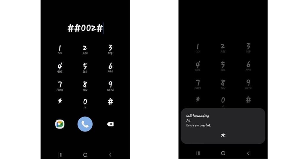Phone Hacked Code to Deactivate all Call Forwarding