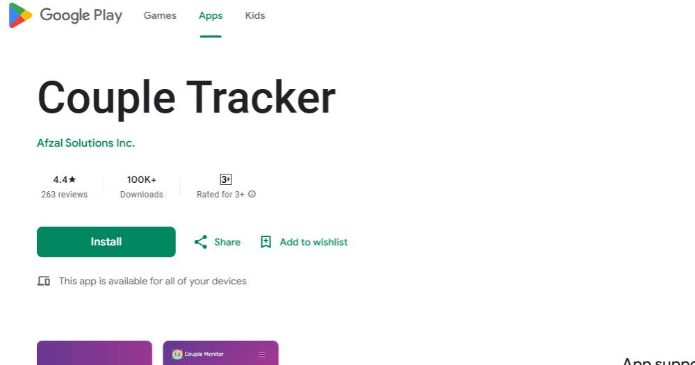 Couple Tracker for Relationships