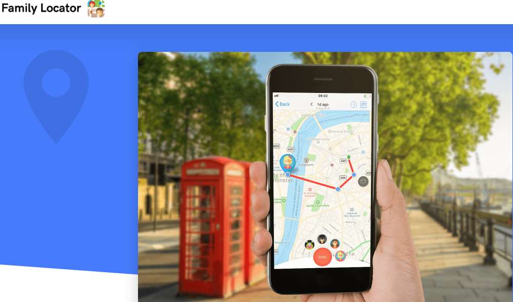 Family Locator to Track Location of Phone