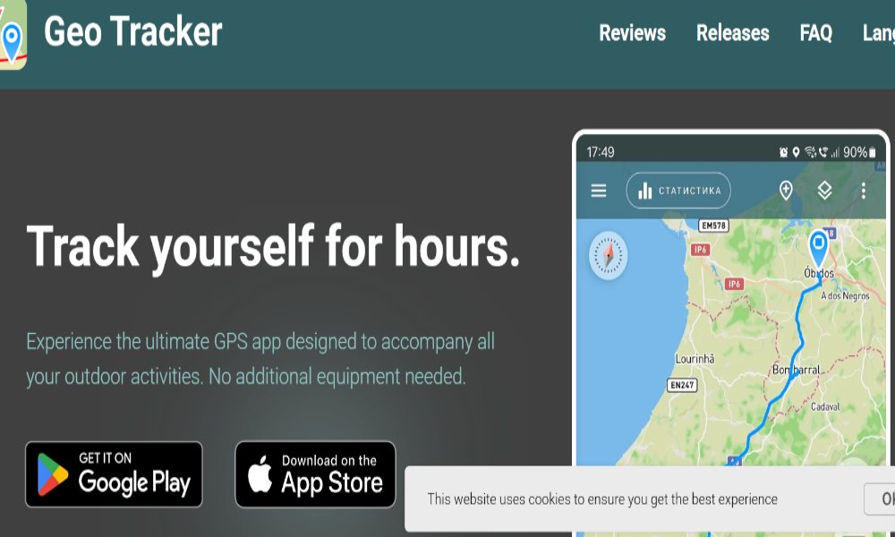 Geo Tracker App to Track Location of Phone