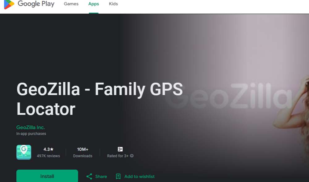 GeoZilla Free Tracking App