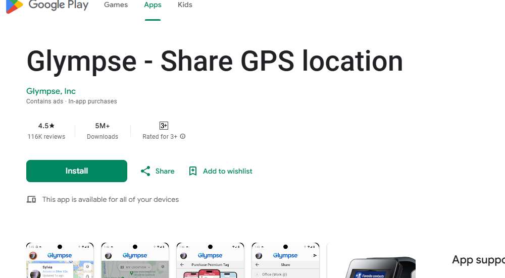 Glympse Free Tracking App