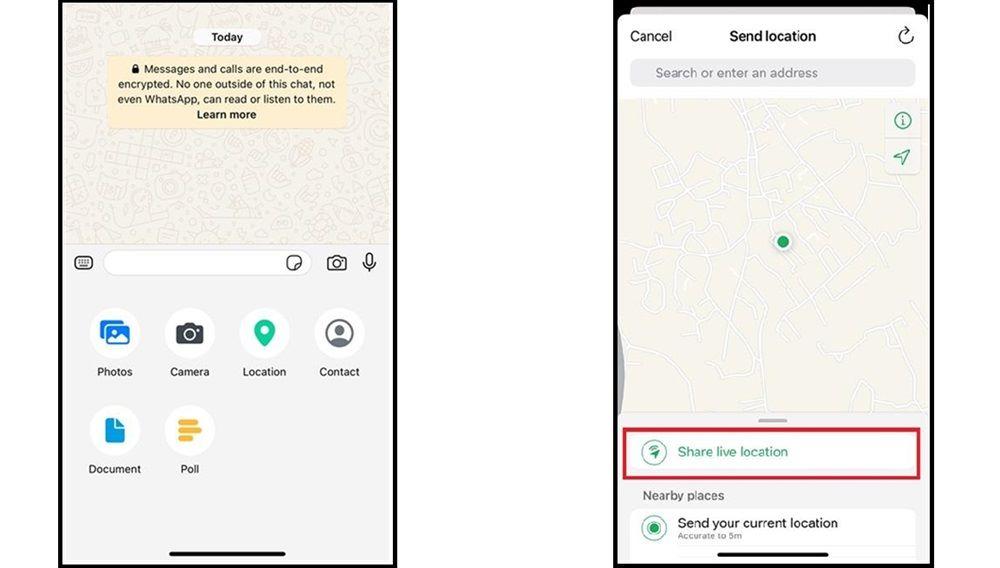 How to Use WhatsApp Live Location