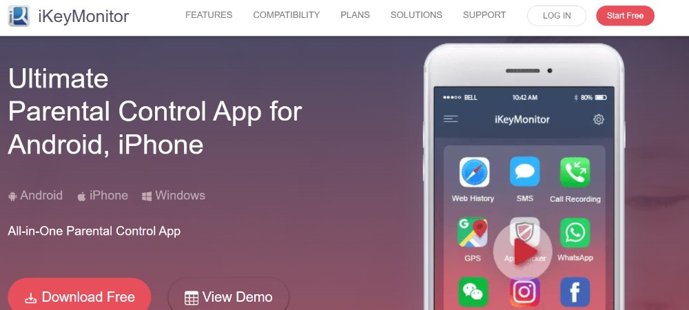 iKeyMonitor Location Tracker App for iPhone