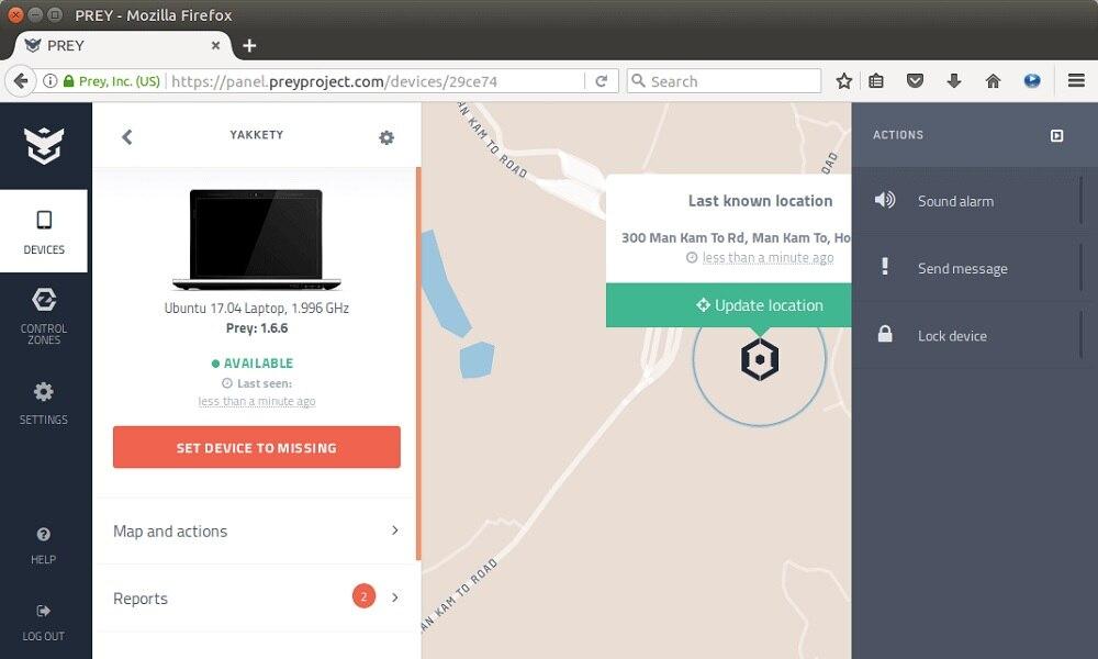 Prey Project Undercover Phone Tracker