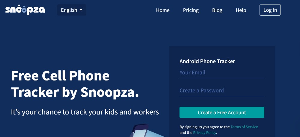 Snoopza Location Tracker App for iPhone