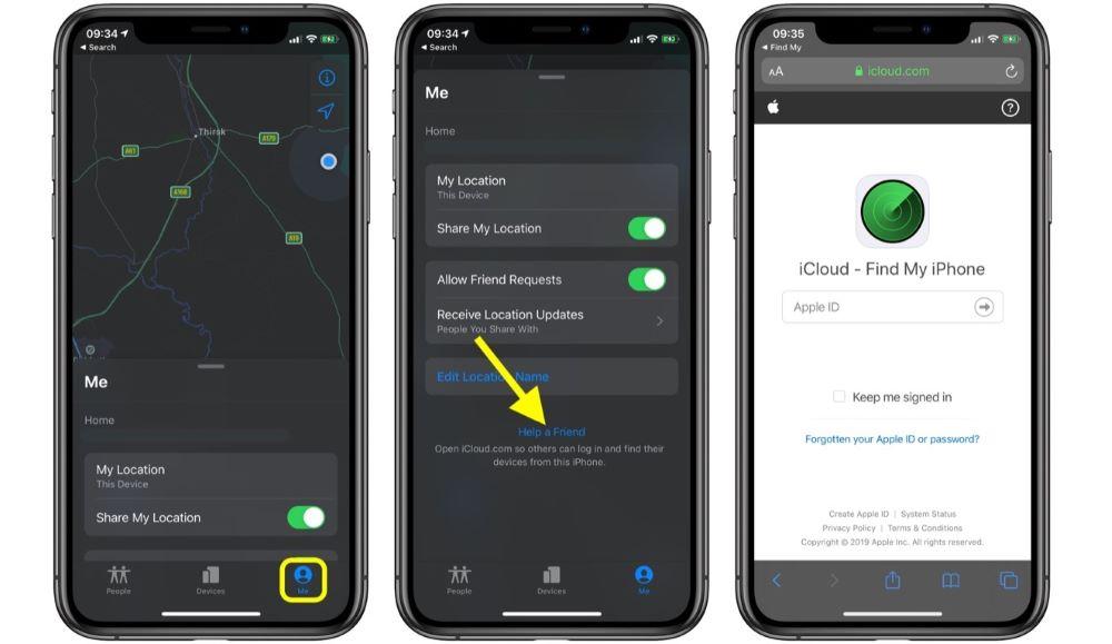 Using Find My App to Locate Your iPhone