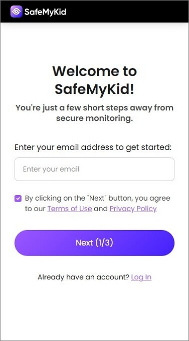 Sign Up with Your Details