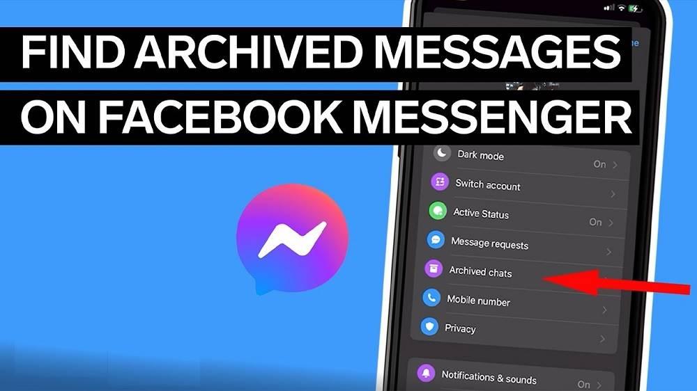 Check Archived Chats to Recover Deleted Messages on Messenger on iPhone