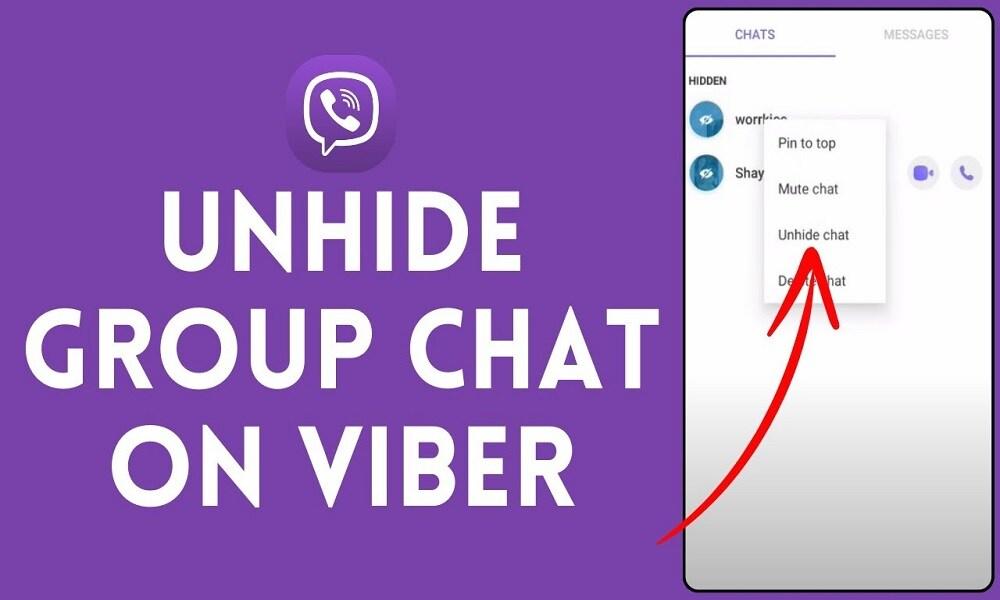 Check for Hidden Group Chats on Viber