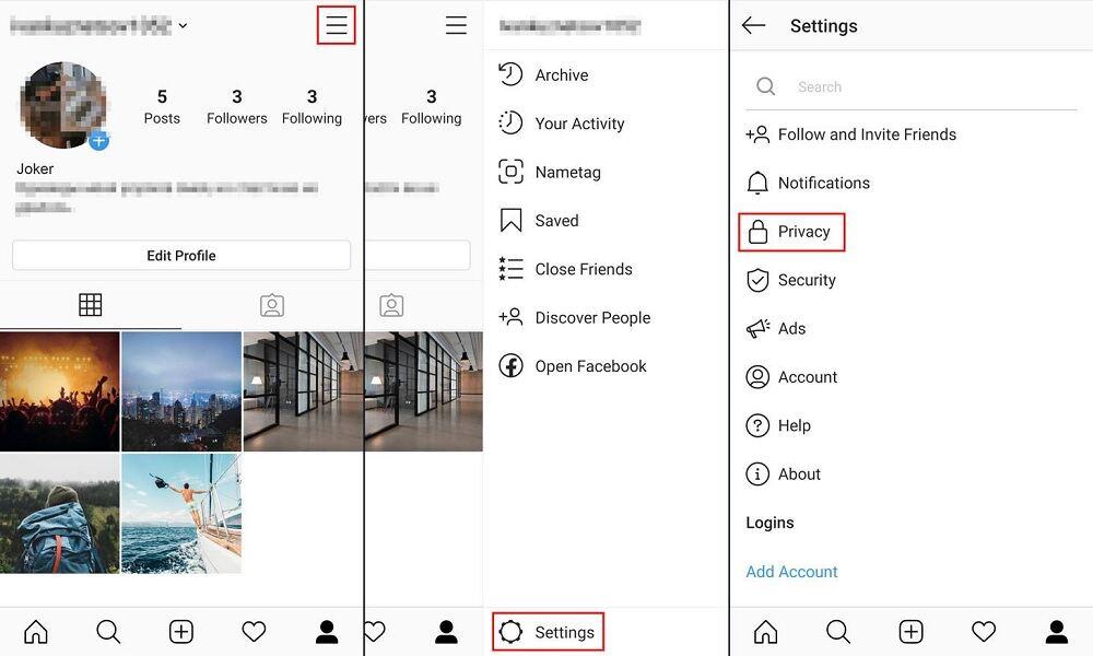Check Instagram Login Activity in Settings
