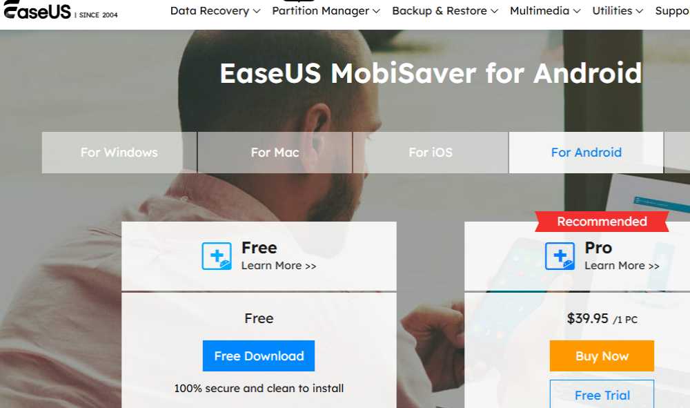 EaseUS MobiSaver Recovery Tool