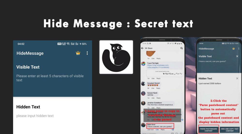 Hide My Text
