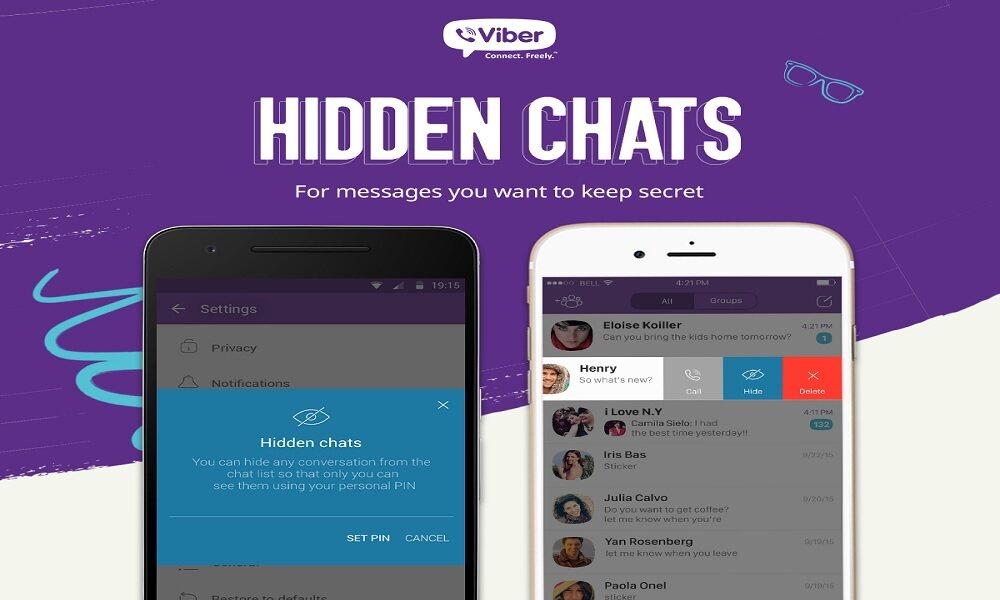 Unhide The Chat Manually on Viber