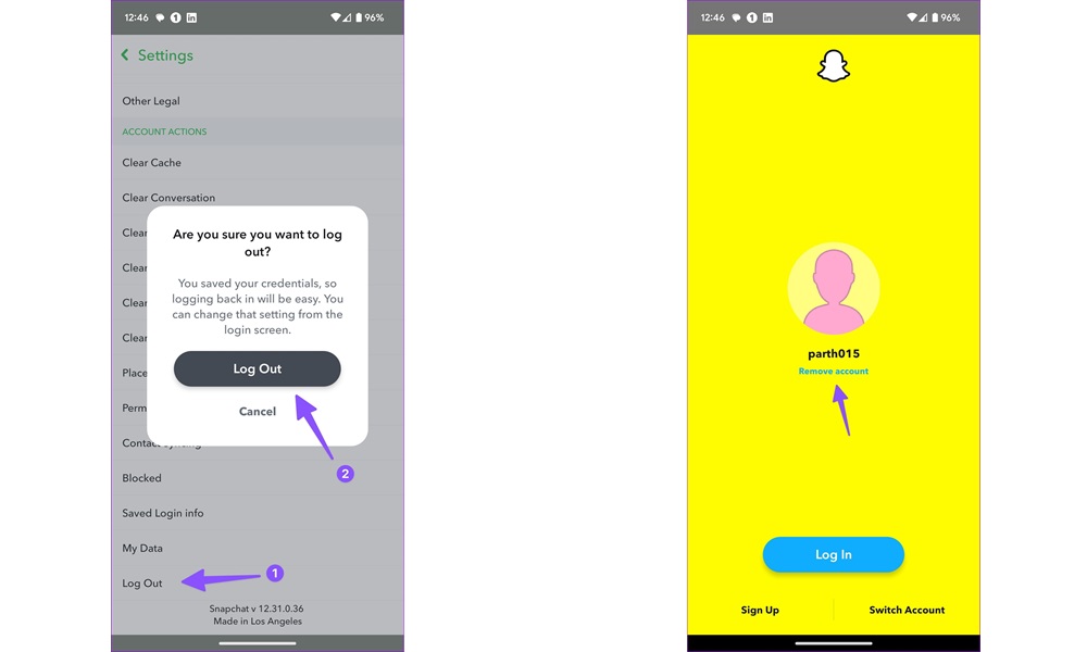 Using Saved Logins in Devices to Get Someone's Snapchat Password