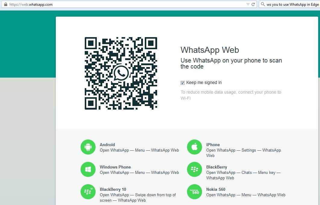 Using WhatsApp Web or WhatsApp Desktop