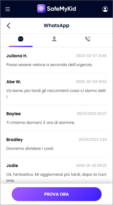 Vedi i messaggi WhatsApp su Android in tempo reale