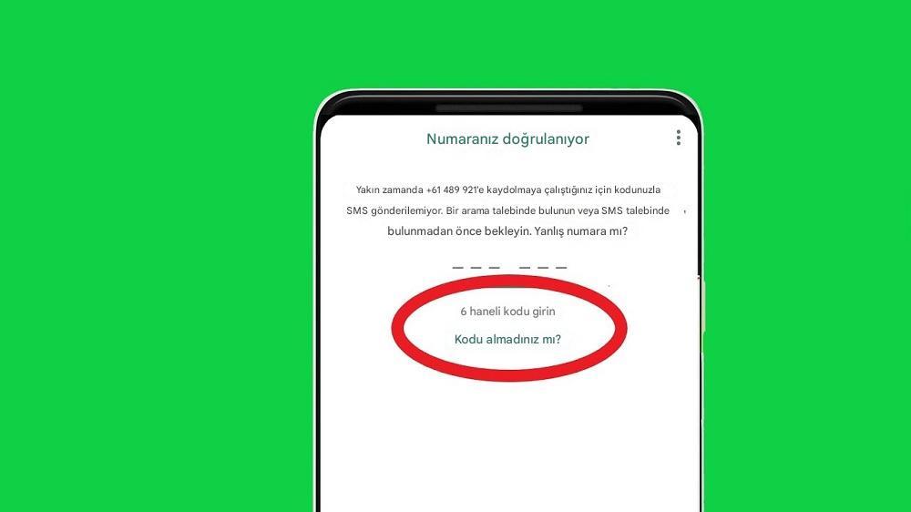SMS doğrulama kodu yöntemi ile eşimin WhatsApp mesajlarını ücretsiz takip et