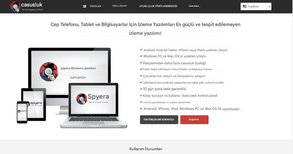 Spyera casus uygulaması eşin telefonuna yükleme