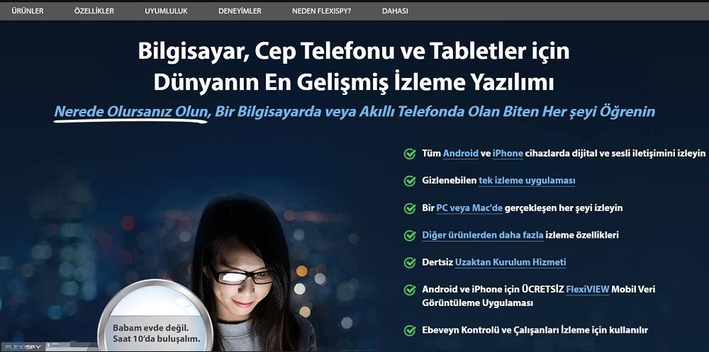 FlexiSPY tamamen ücretsiz takip programı