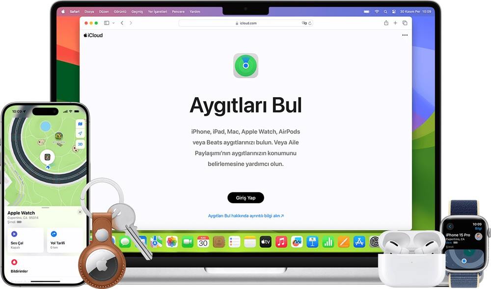 iPhone resmi yöntemi ile eşimin telefonunu kendi telefonumdan takip etme